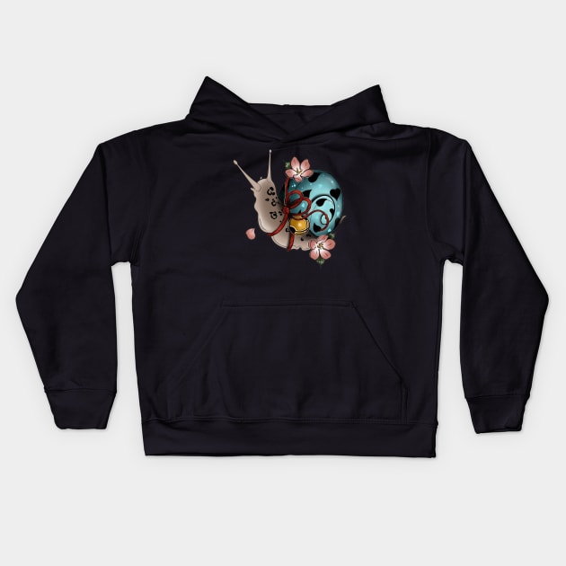 snail Kids Hoodie by Stephanie Francoeur Art